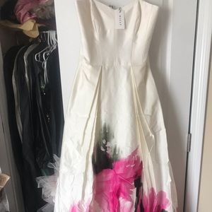 Gorgeous Milly strapless gown, with pockets! NWT!